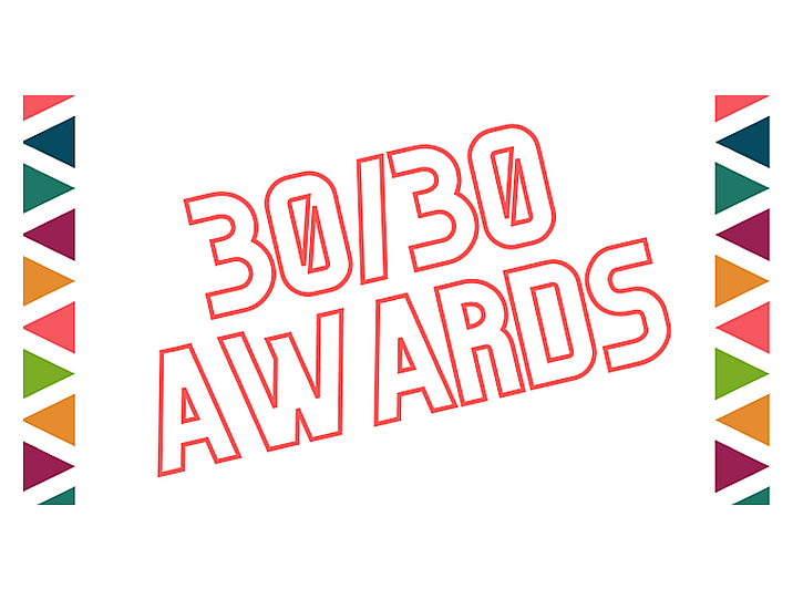 30/30 awards graphic